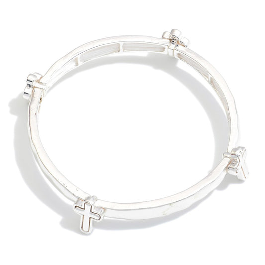 Crossline Charm Bracelet