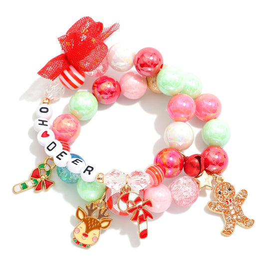 Oh Deer! Christmas Bracelet Set