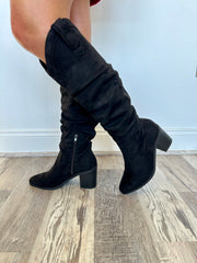 Shania Suede Tall Boots