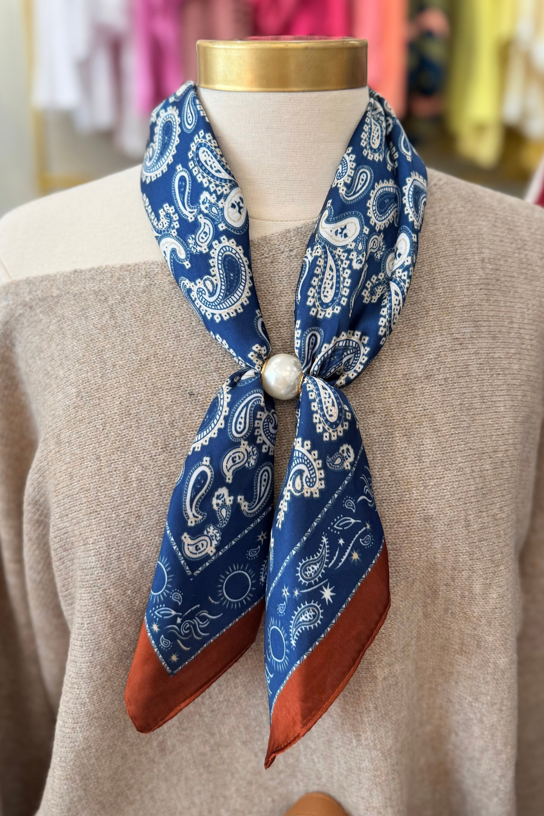 Pretty In Prints Scarf Necklace