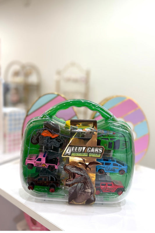 Dinosaur World Alloy Car Set