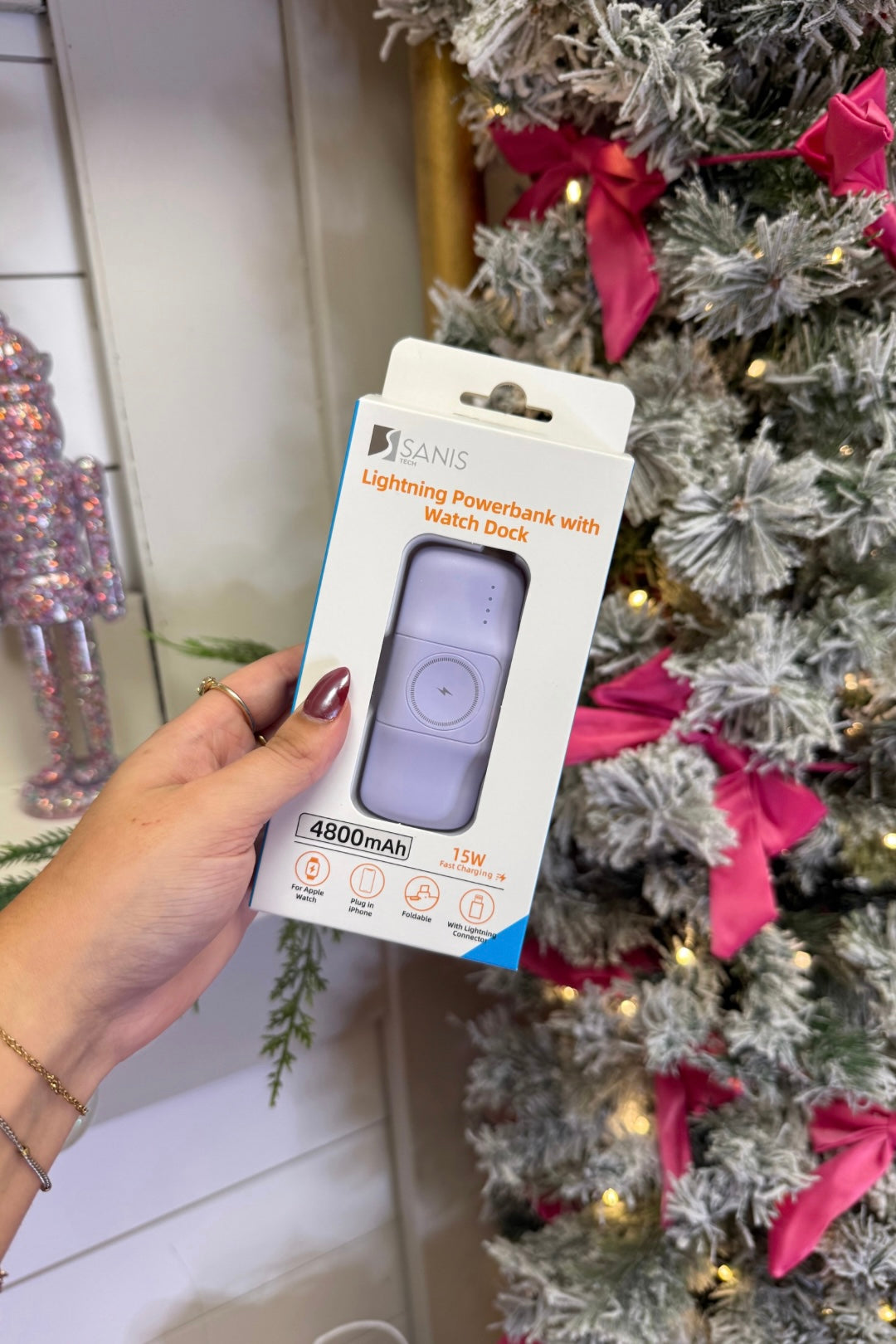 Sanis Lightning Powerbank with Watch Dock