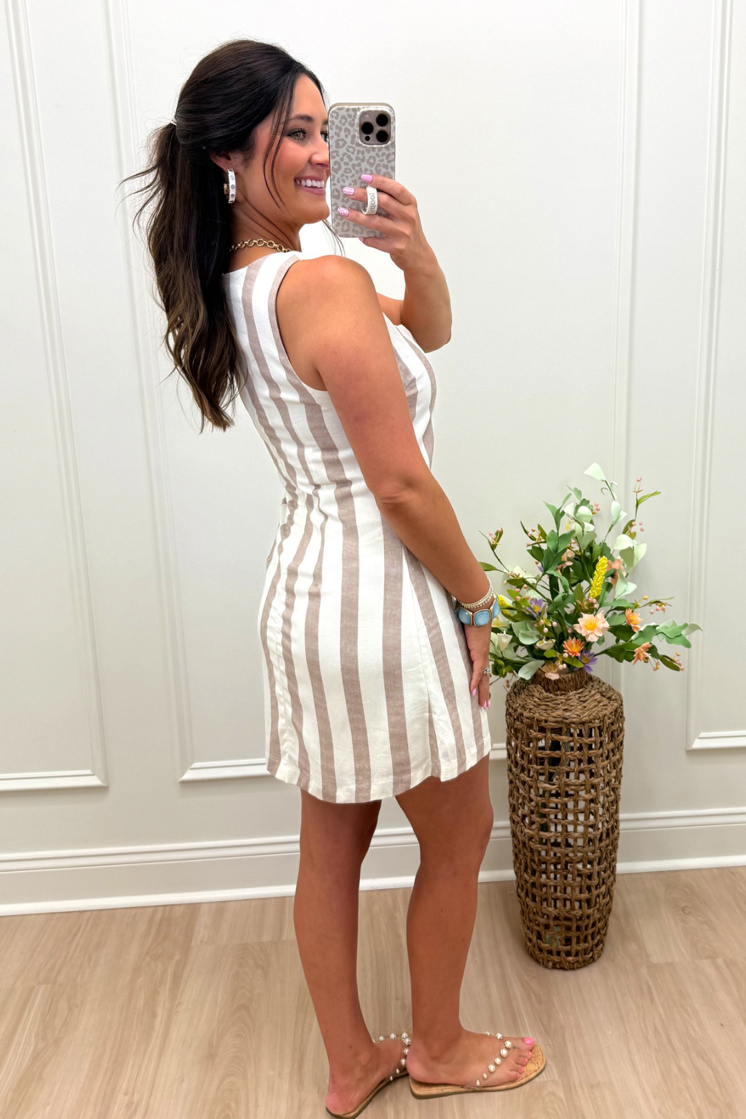 Shoreline Linen Dress