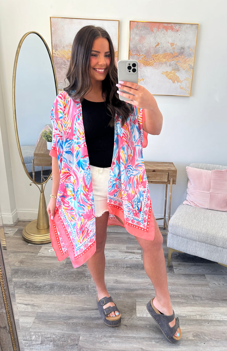 Floral Finesse Kimono