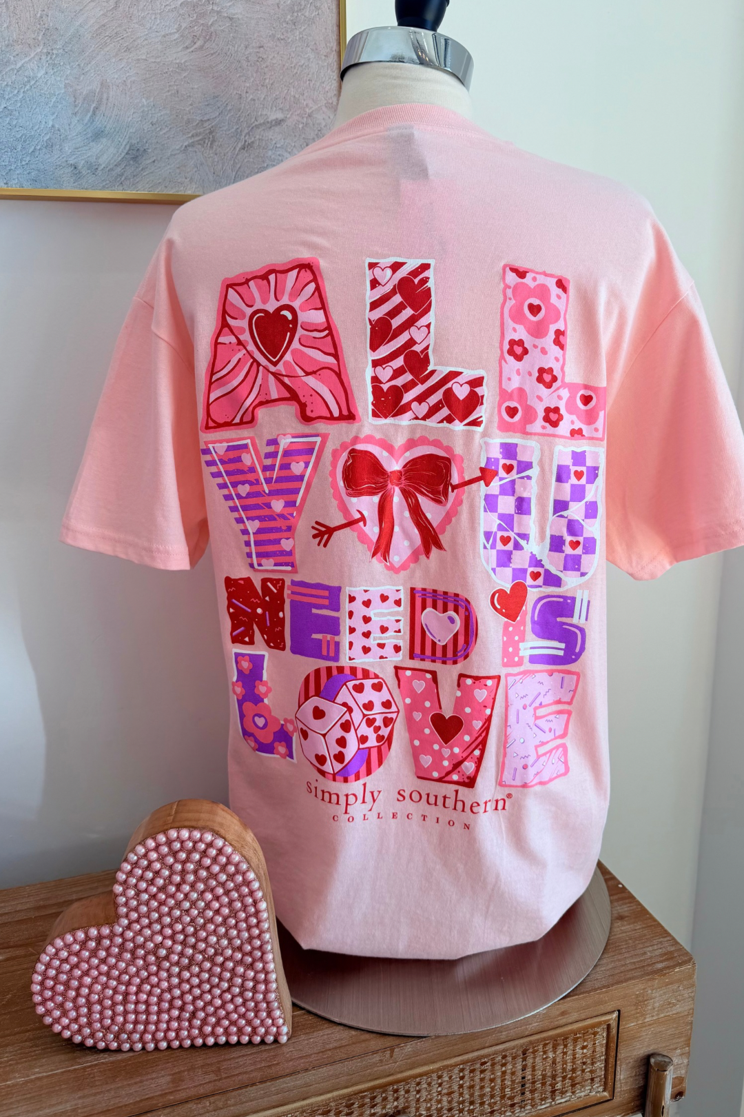 Simply Southern All You Need Is Love Tee **Final Sale**