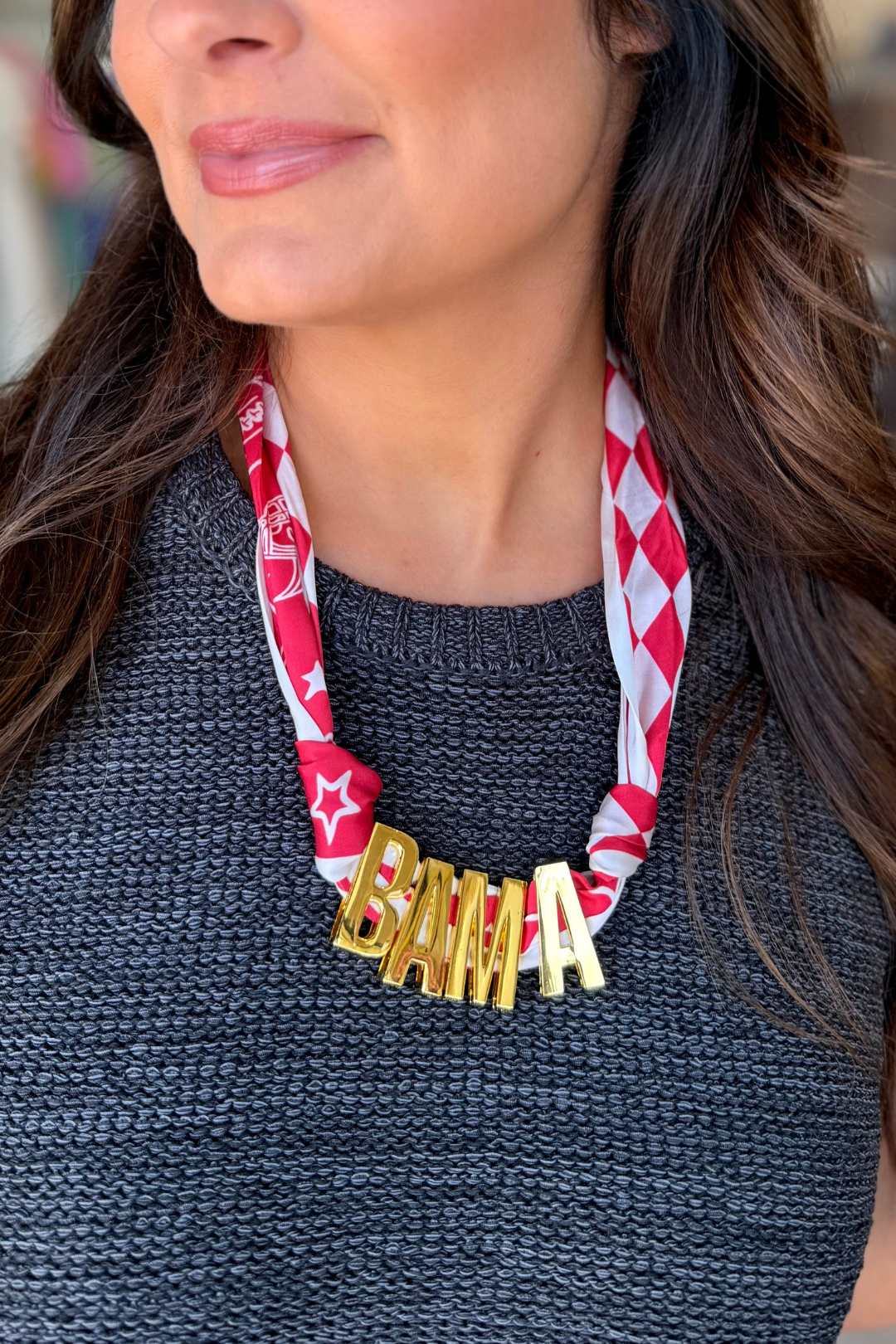 Bama Belle Scarf Necklace