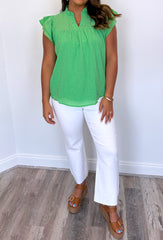 Whitney Crop Flare  **Final Sale**