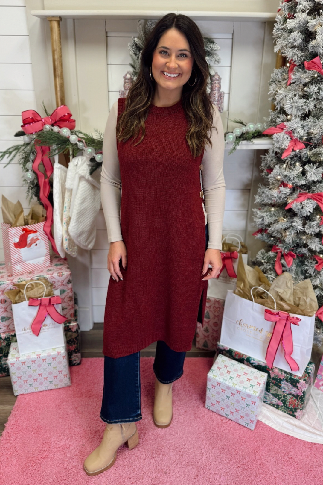 Modern Flair Longline Sweater