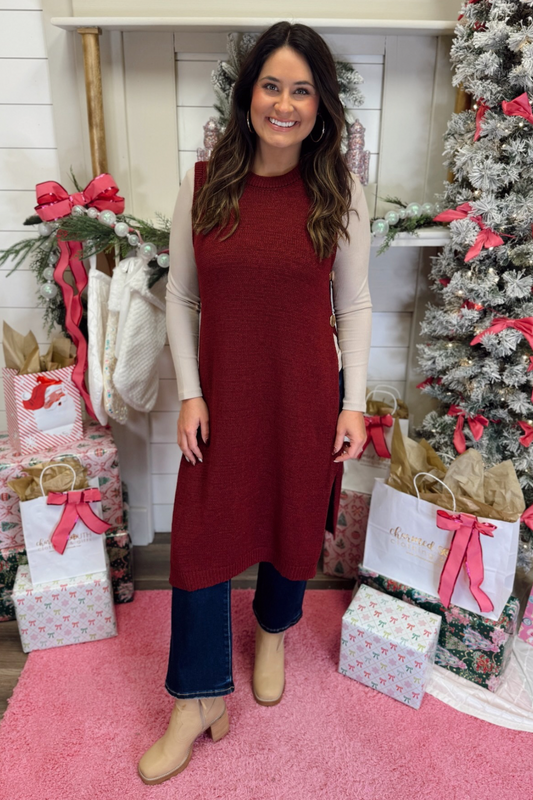 Modern Flair Longline Sweater