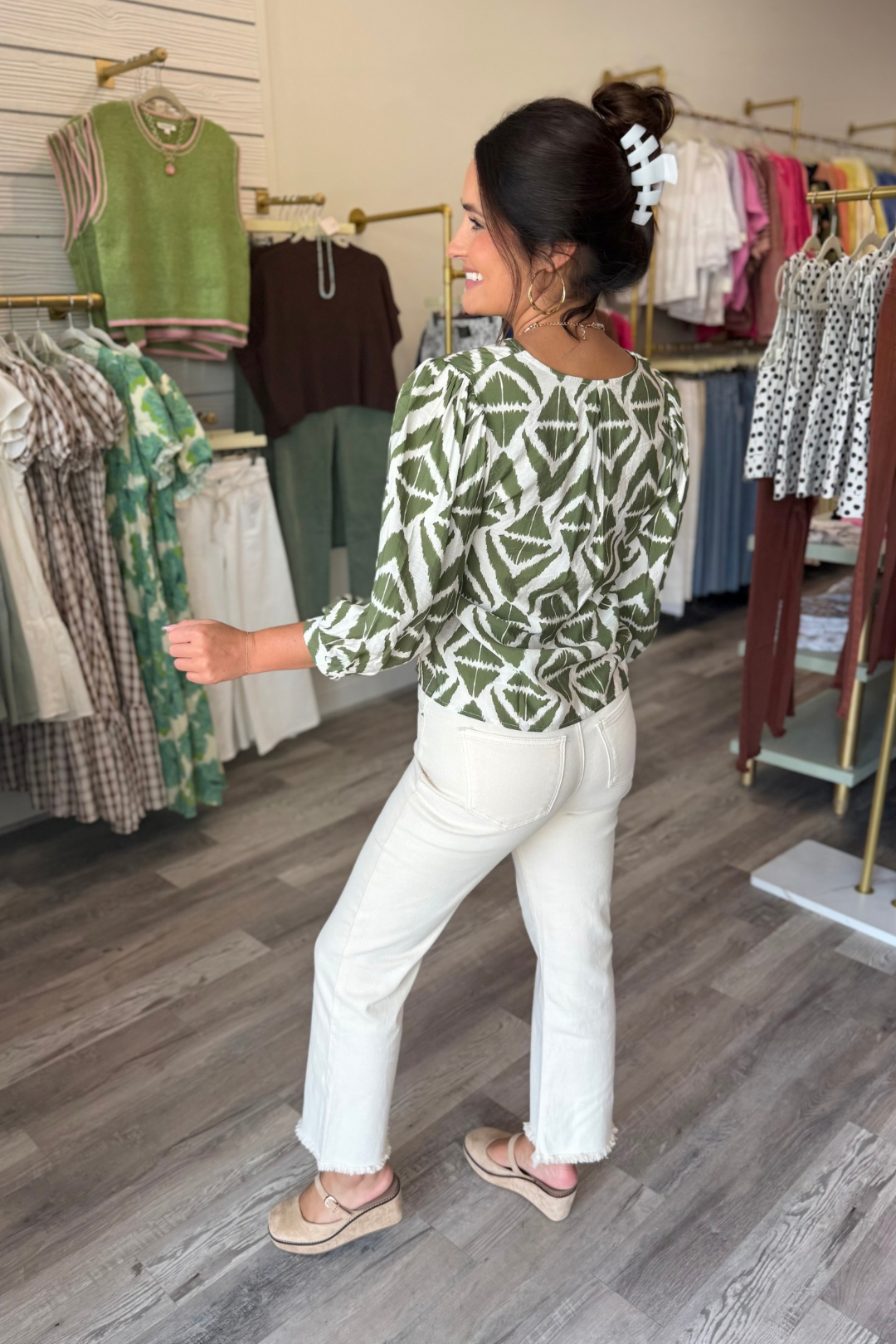 Olive Impression Blouse
