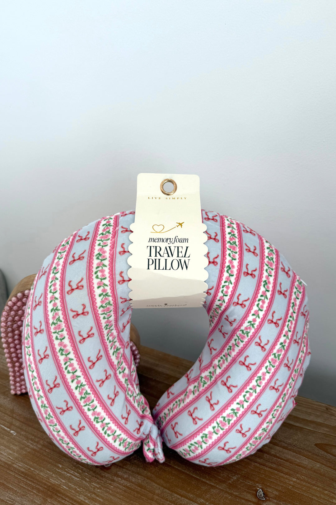 Bow & Blossom Travel Neck Pillow