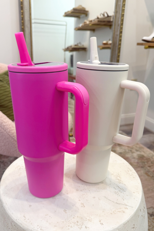 40 oz Spill Free Insulated Stainless Steel Tumbler**Final Sale**