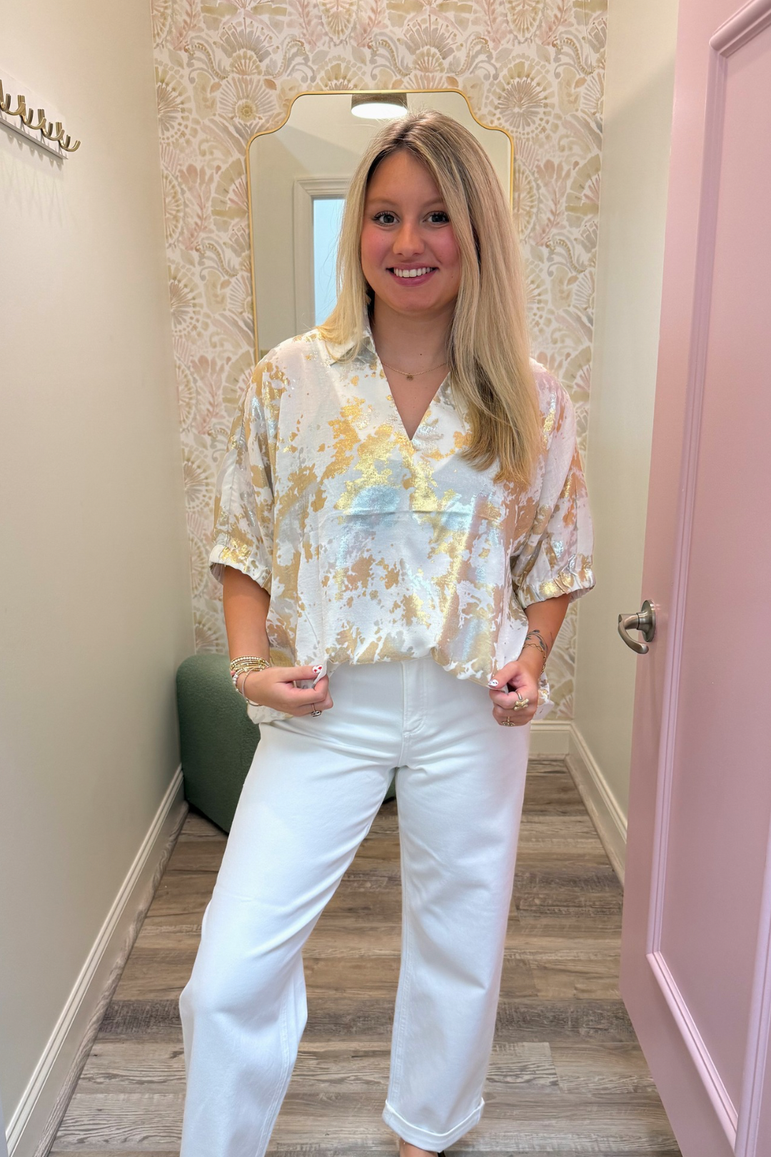 Metallic Glow Dream Top
