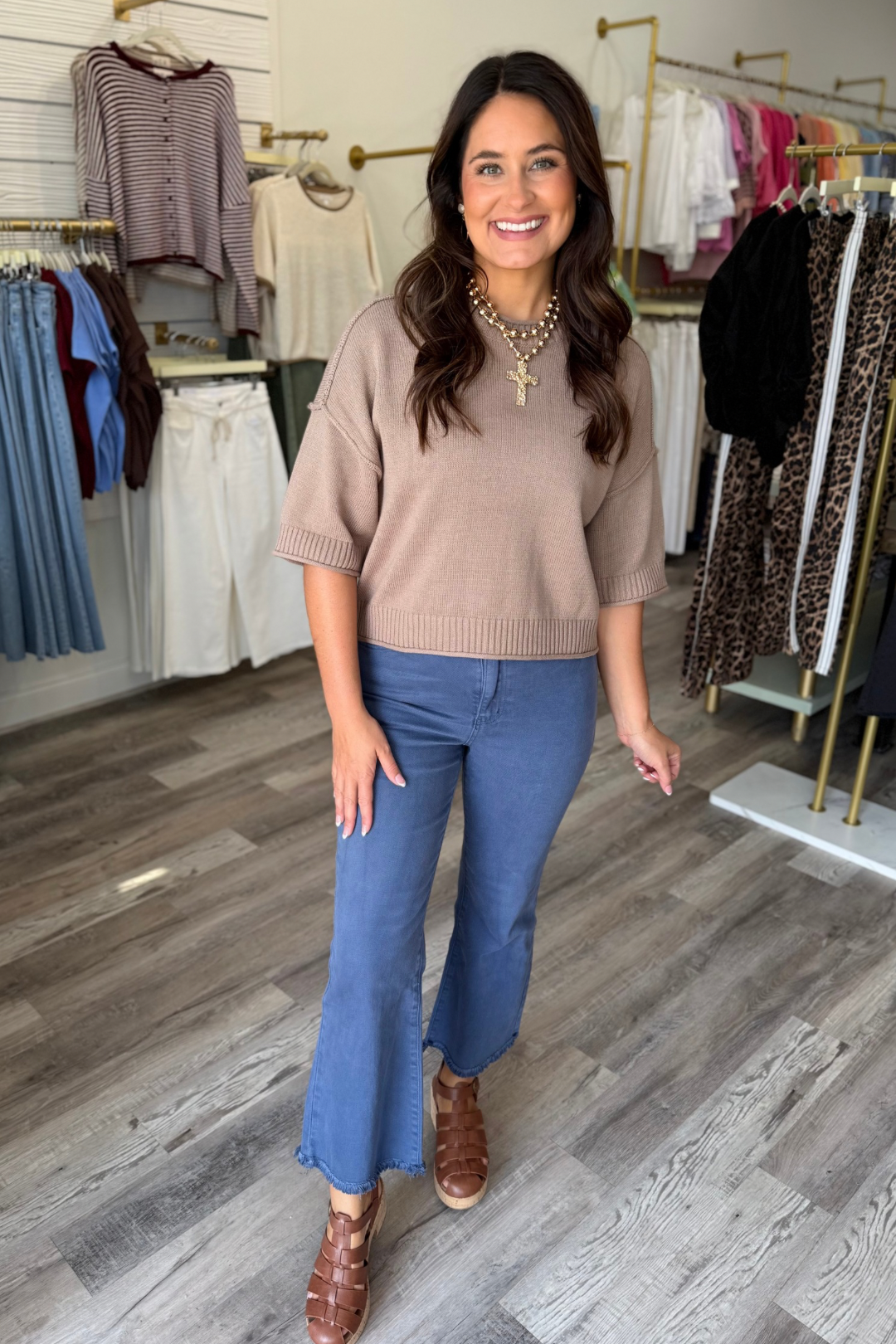 Relaxed Charm Sweater Top