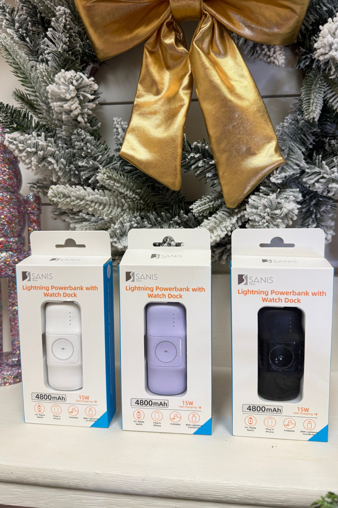 Sanis Lightning Powerbank with Watch Dock