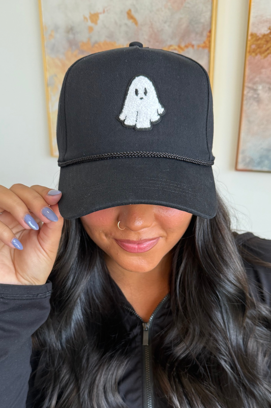 Embroidered Ghost Hat