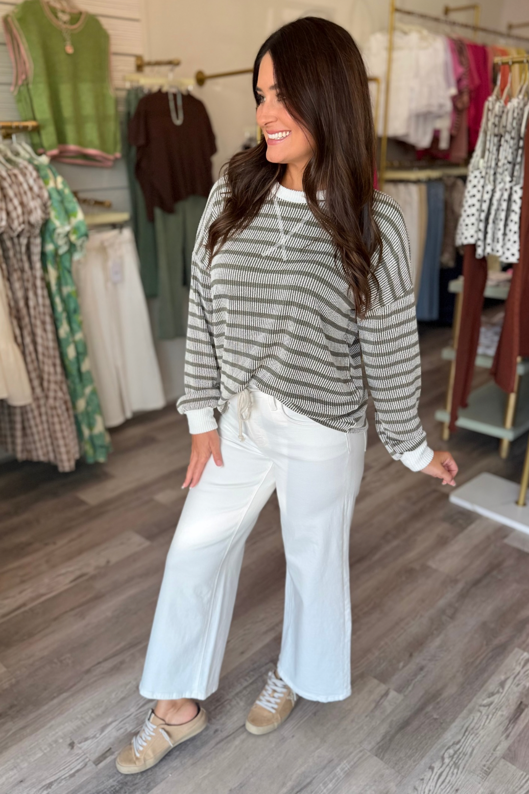 Weekend Stripe Top