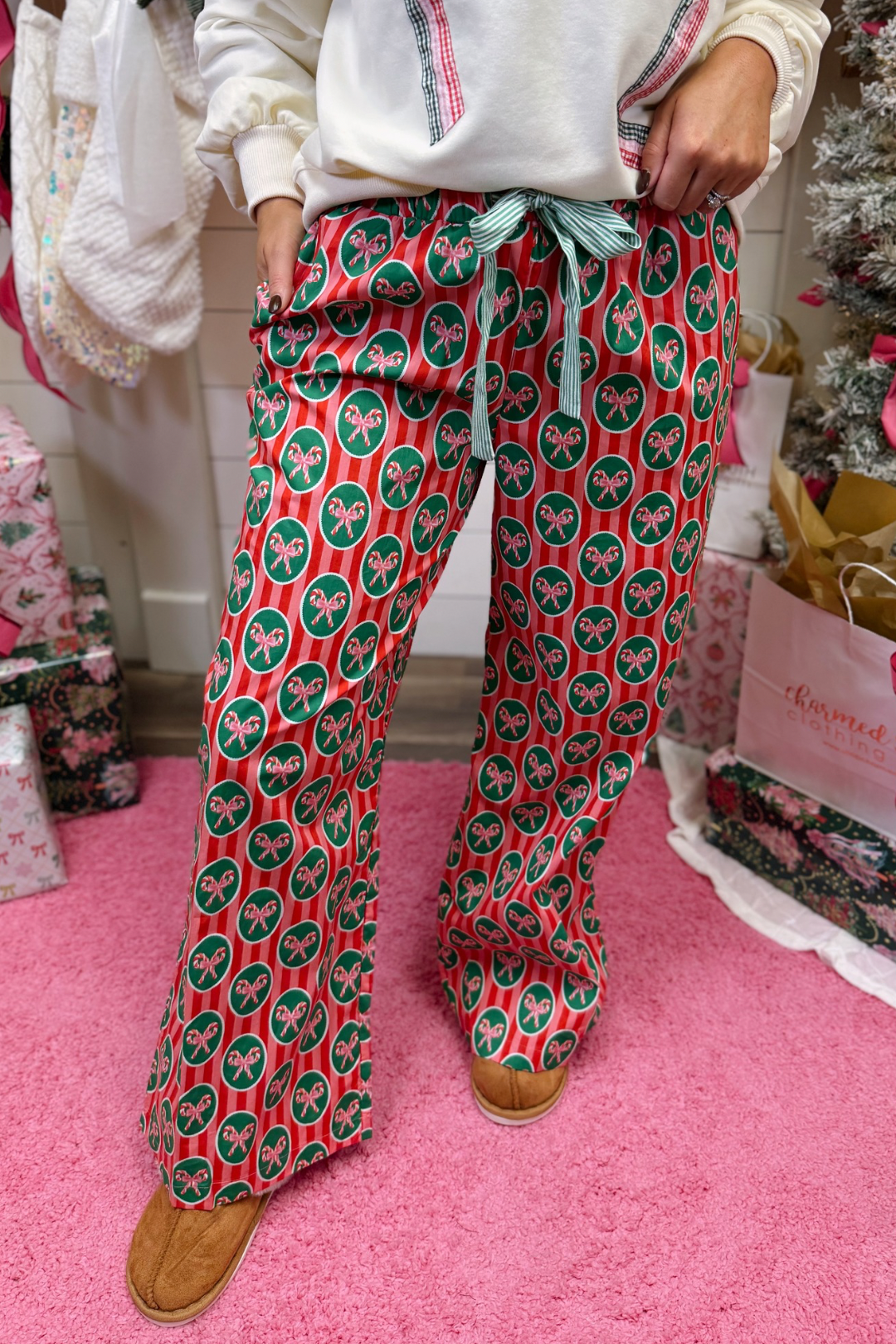 Candy Cane PJ Pants