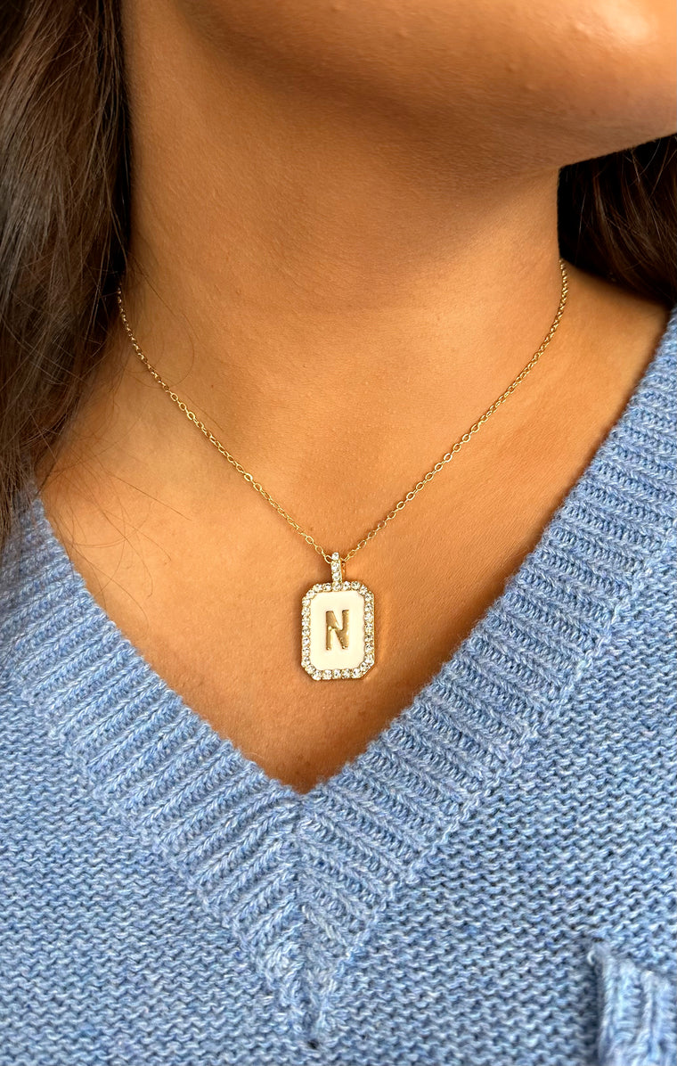 Make A Statement Initial Necklace