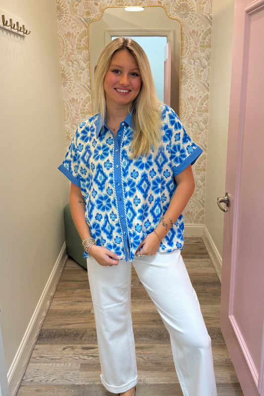 Floral Horizon Top