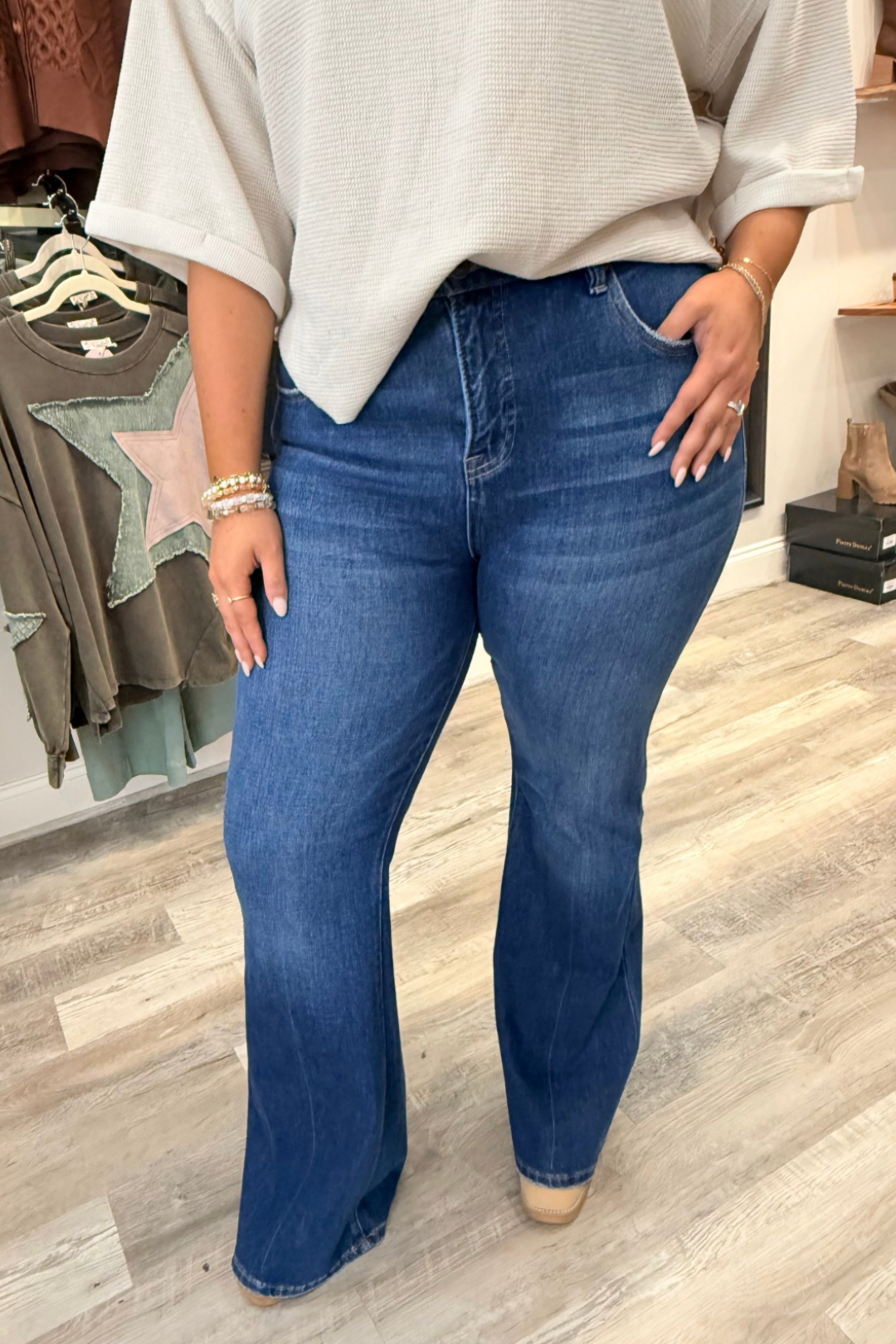 FlexSculpt Tummy Control Flare Jeans  **Final Sale**