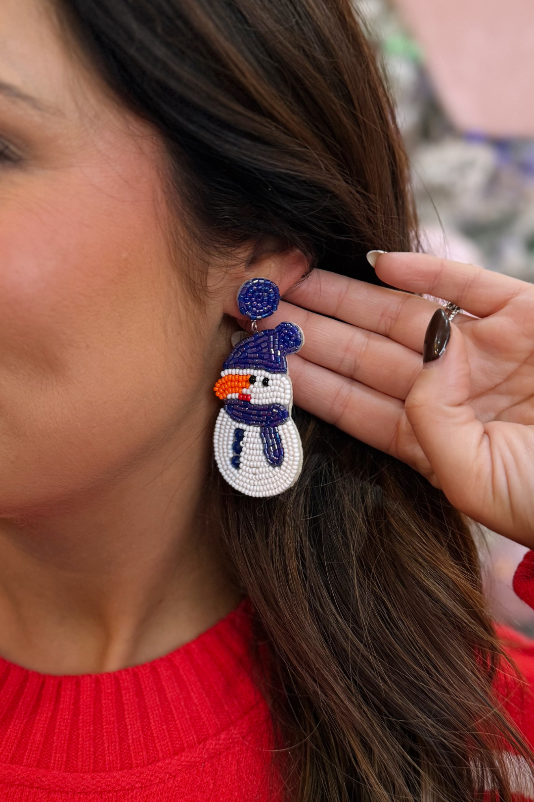 Soul Stacks Holiday Spirit Beaded Earrings