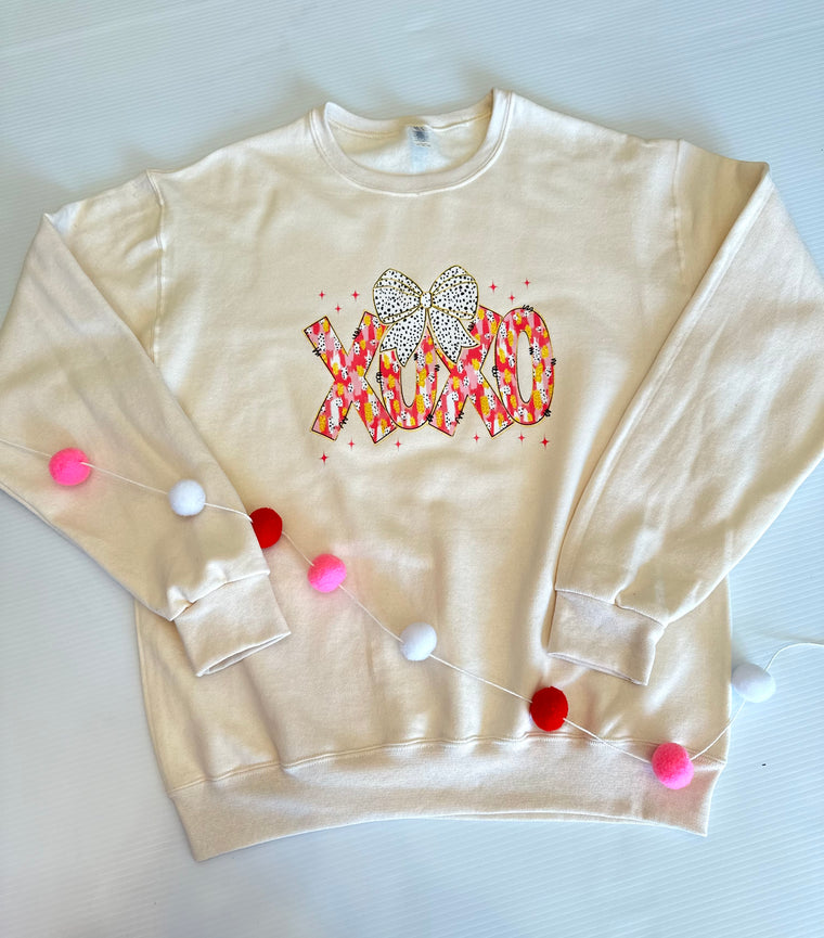 XOXO Brushstroke Sweatshirt