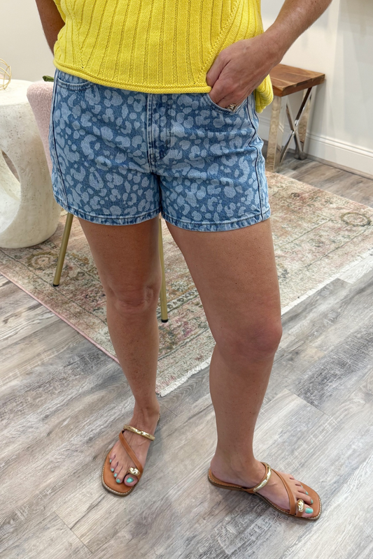 Wild Side Denim Shorts