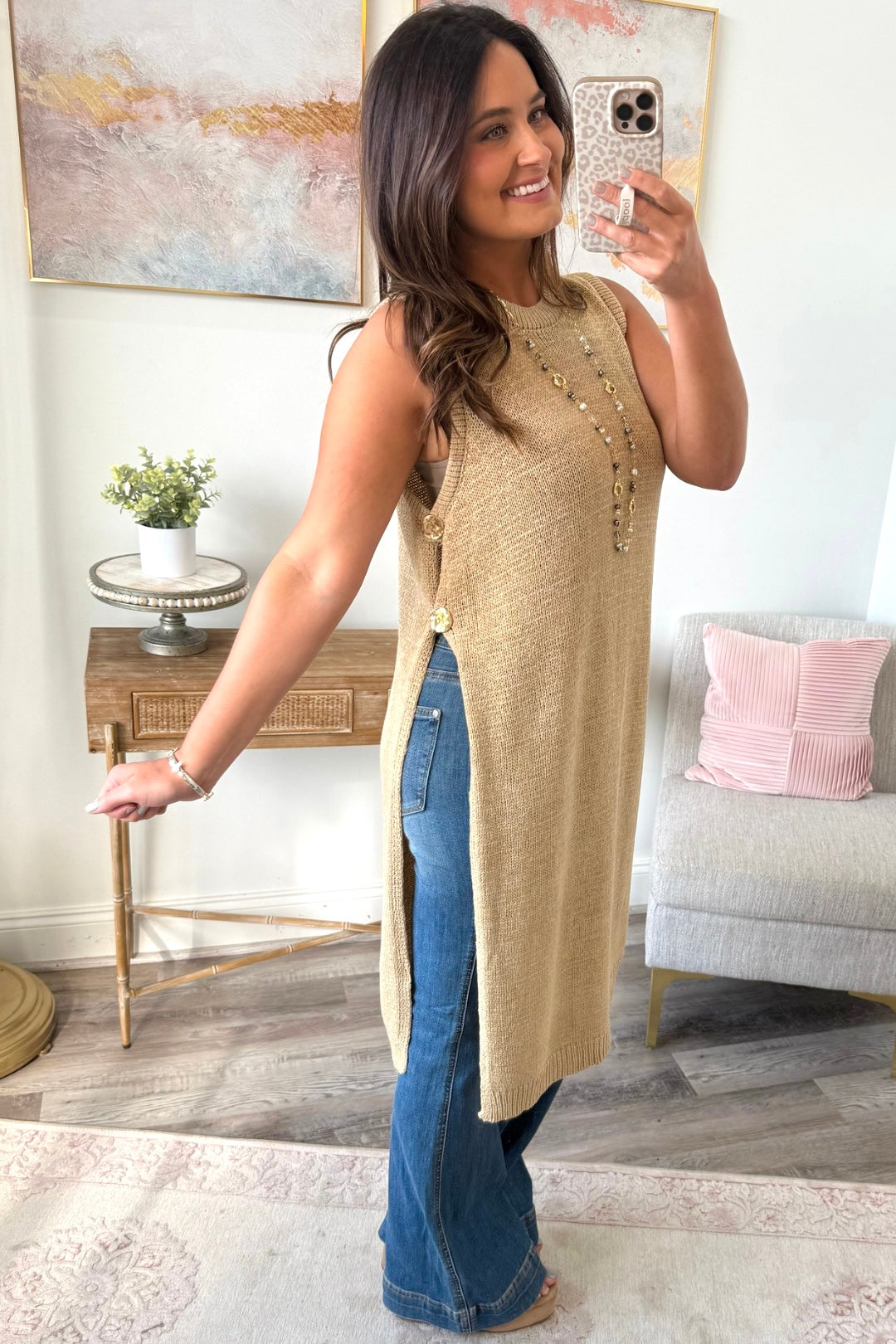 Modern Flair Longline Sweater