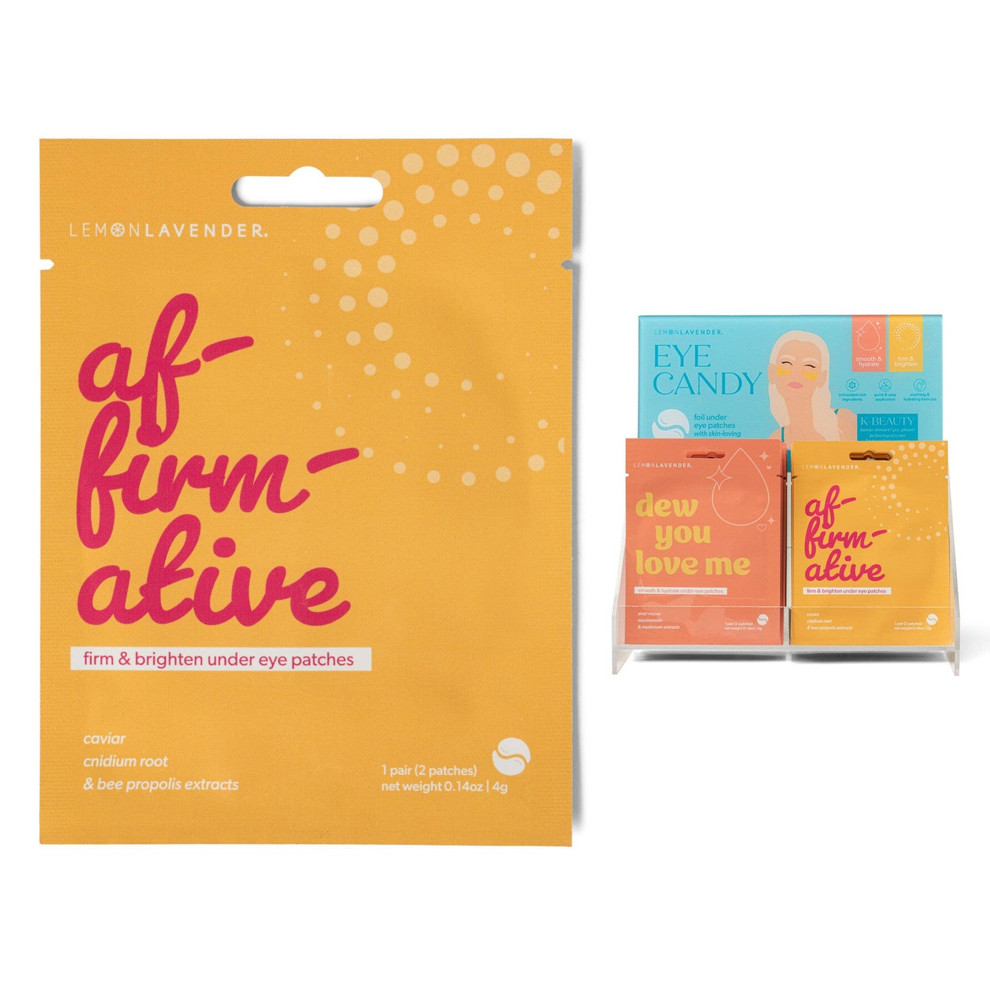 Lemon Lavender Eye Candy Foil Under Eye Patches