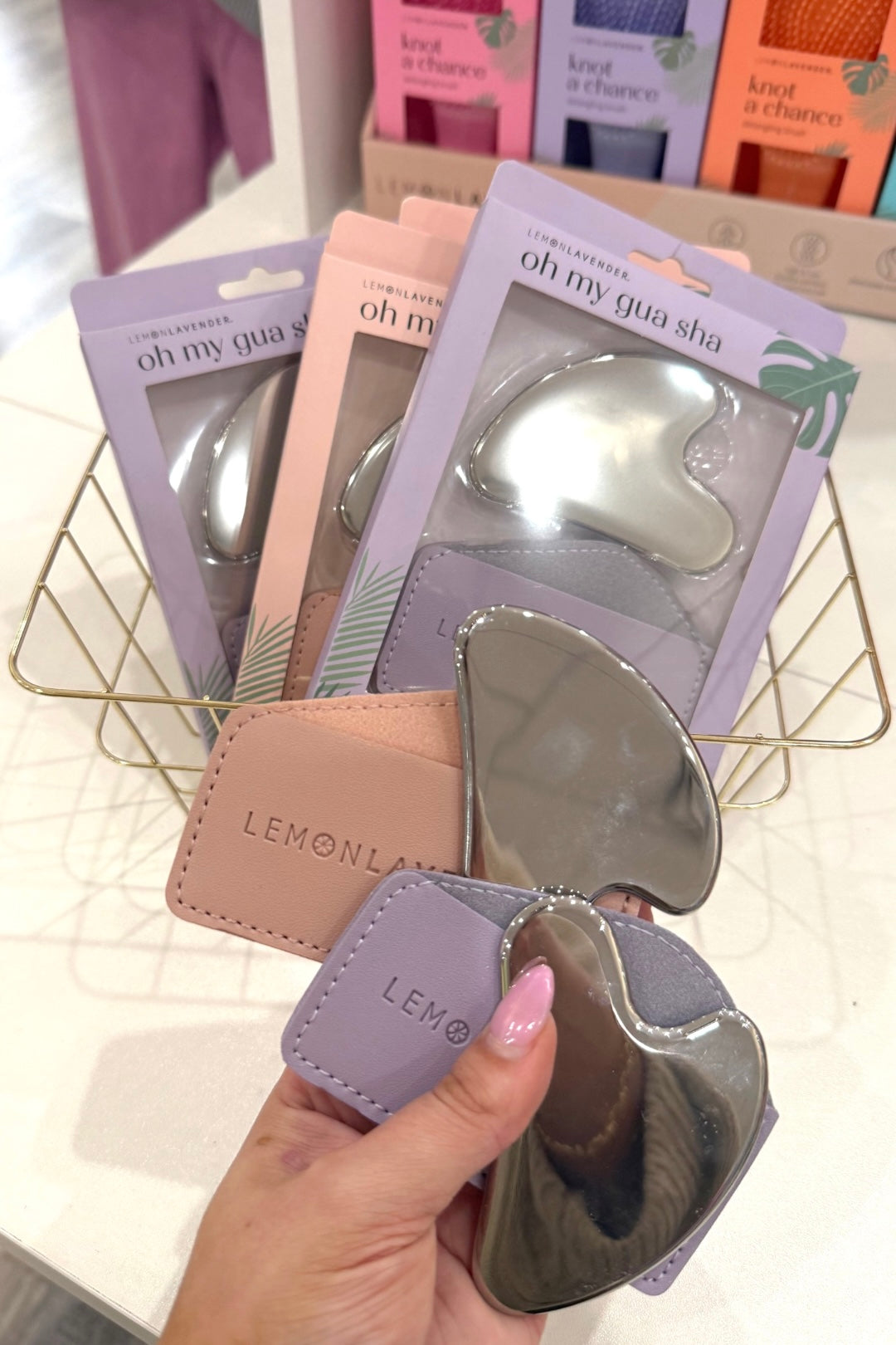 Lemon Lavender Oh My Guash Stainless Steel Gua Sha