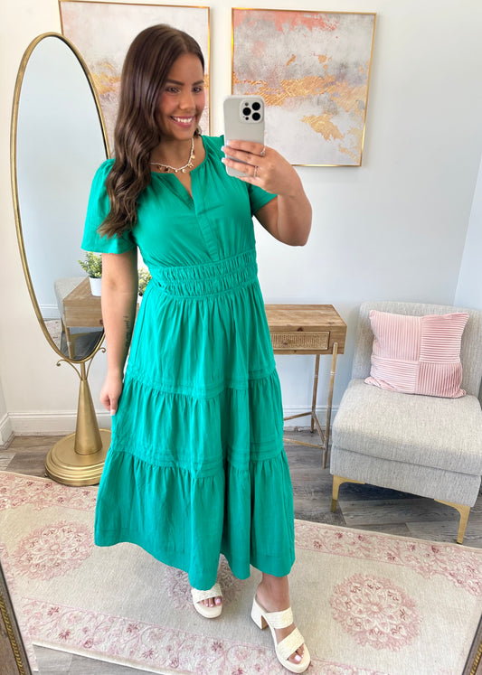 Graceful Cascade Dress
