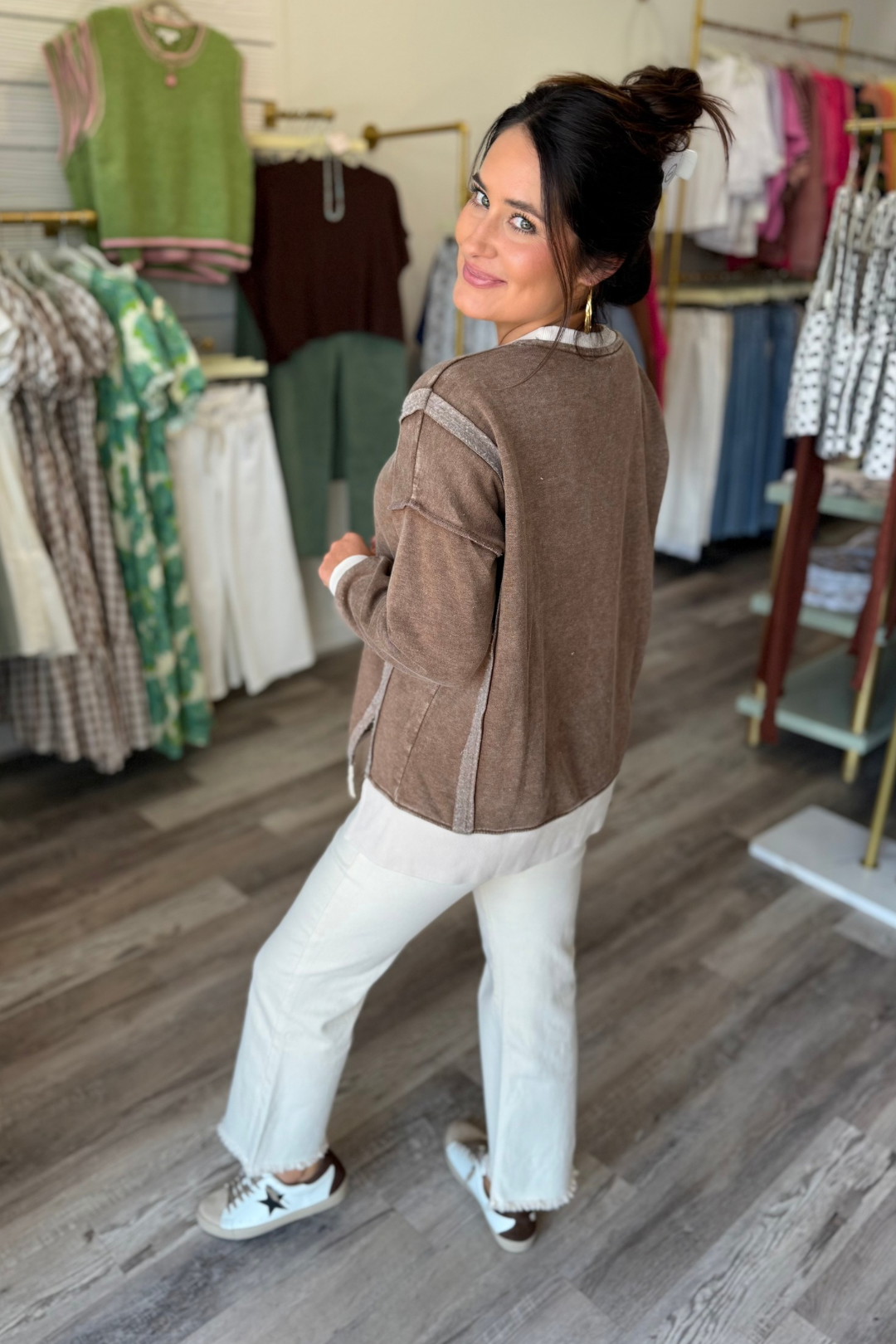 Cozy Contrast Pullover