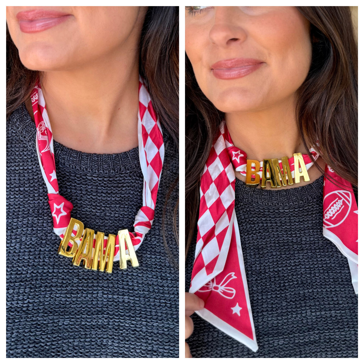 Bama Belle Scarf Necklace