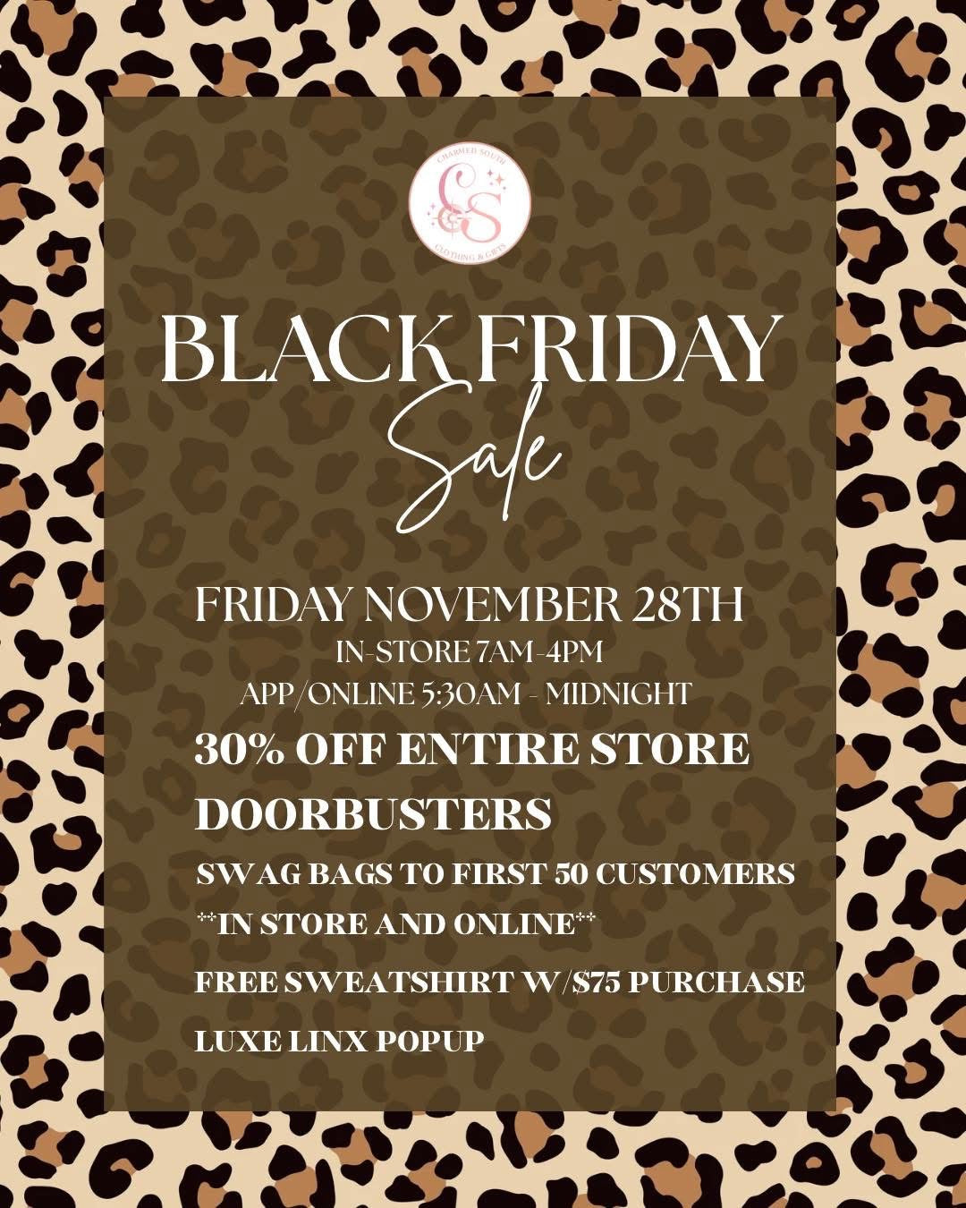 ••Black Friday SALE ••