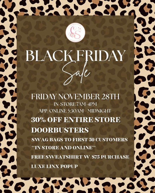 ••Black Friday SALE ••