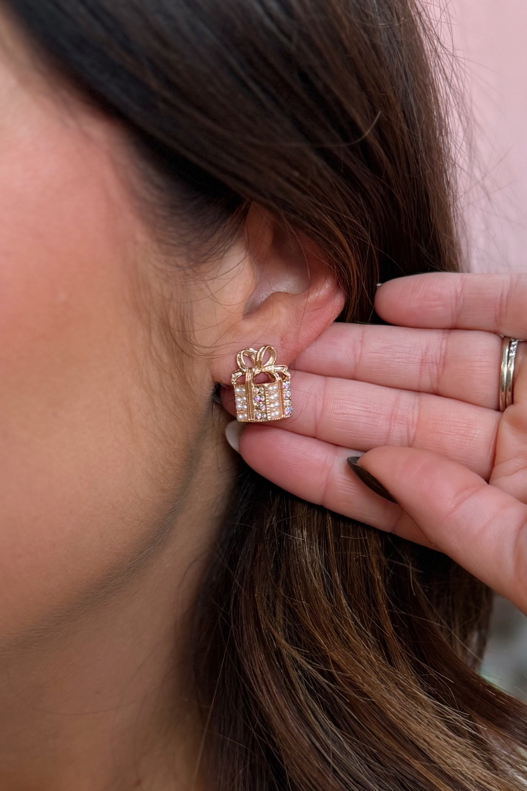 Wrapped In Sparkle Studs