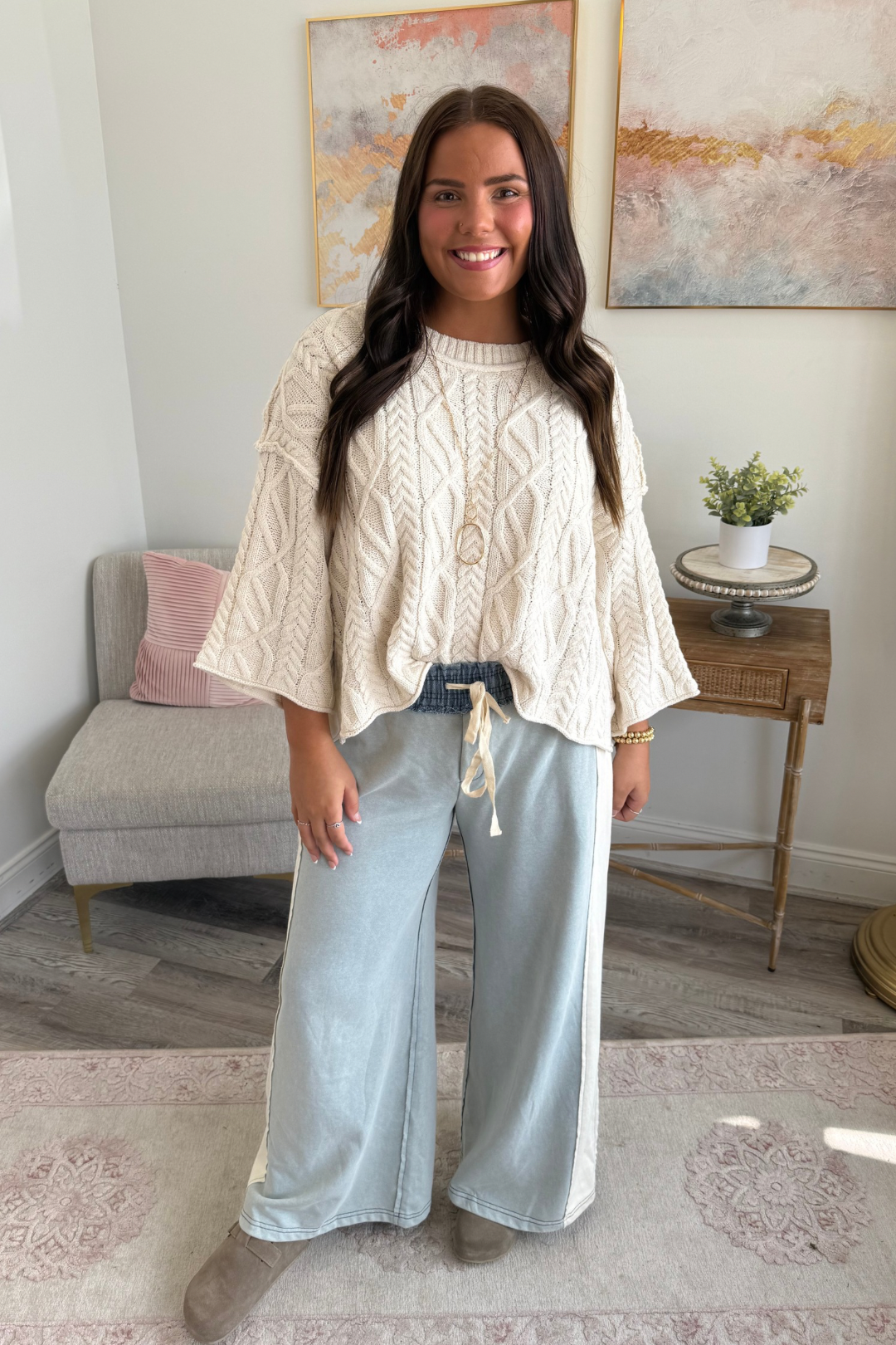SoftSplit Stitch Pants  **Final Sale**