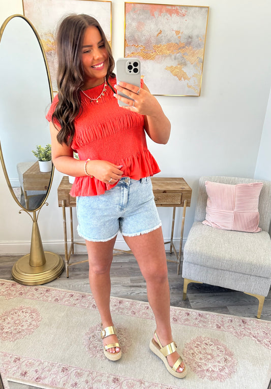 Vintage Vault Denim Shorts