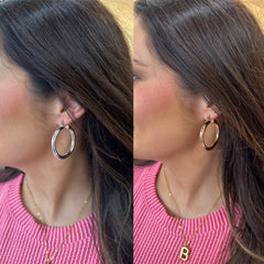 Chunky Brass Hoops