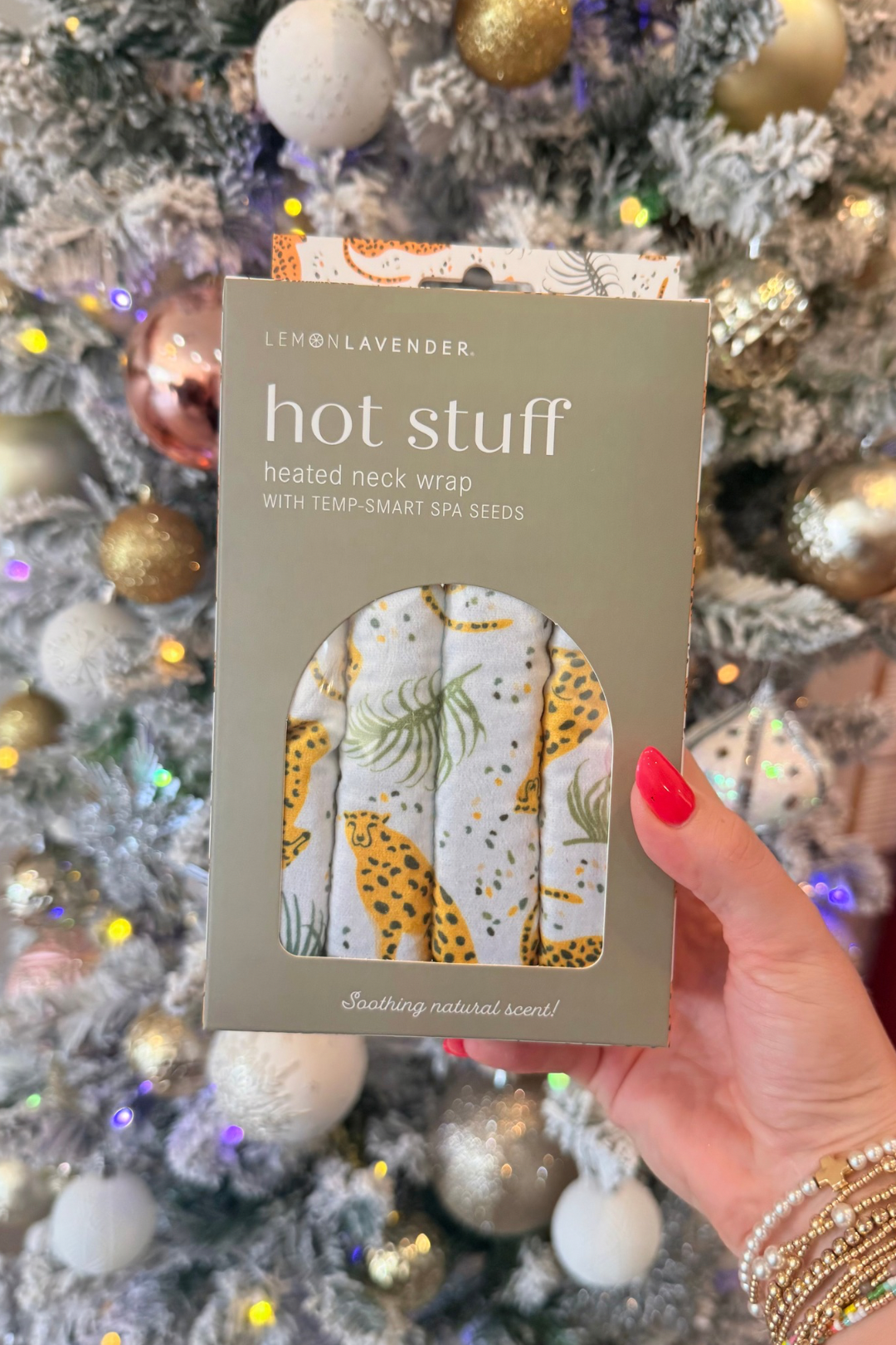 Lemon Lavender Hot Stuff Heated Neck Wrap