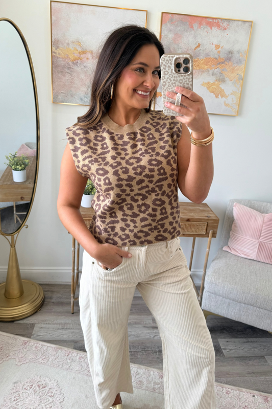Soft Spots Sweater Top