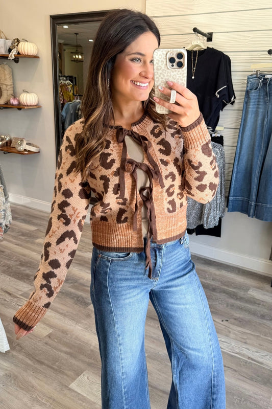 Tied Instinct Cardigan Sweater