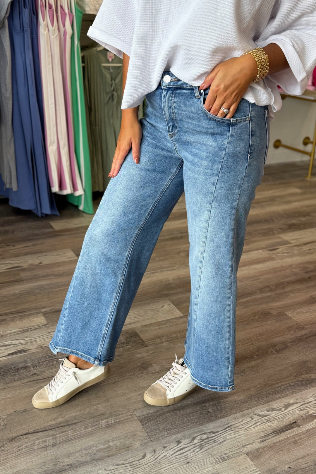 Soho Step Wide Jeans