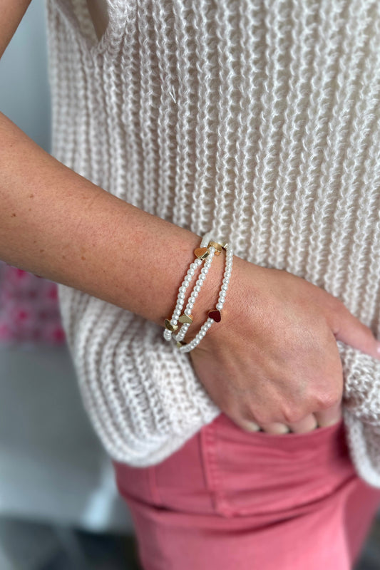 Heart Strings Bracelet Stack