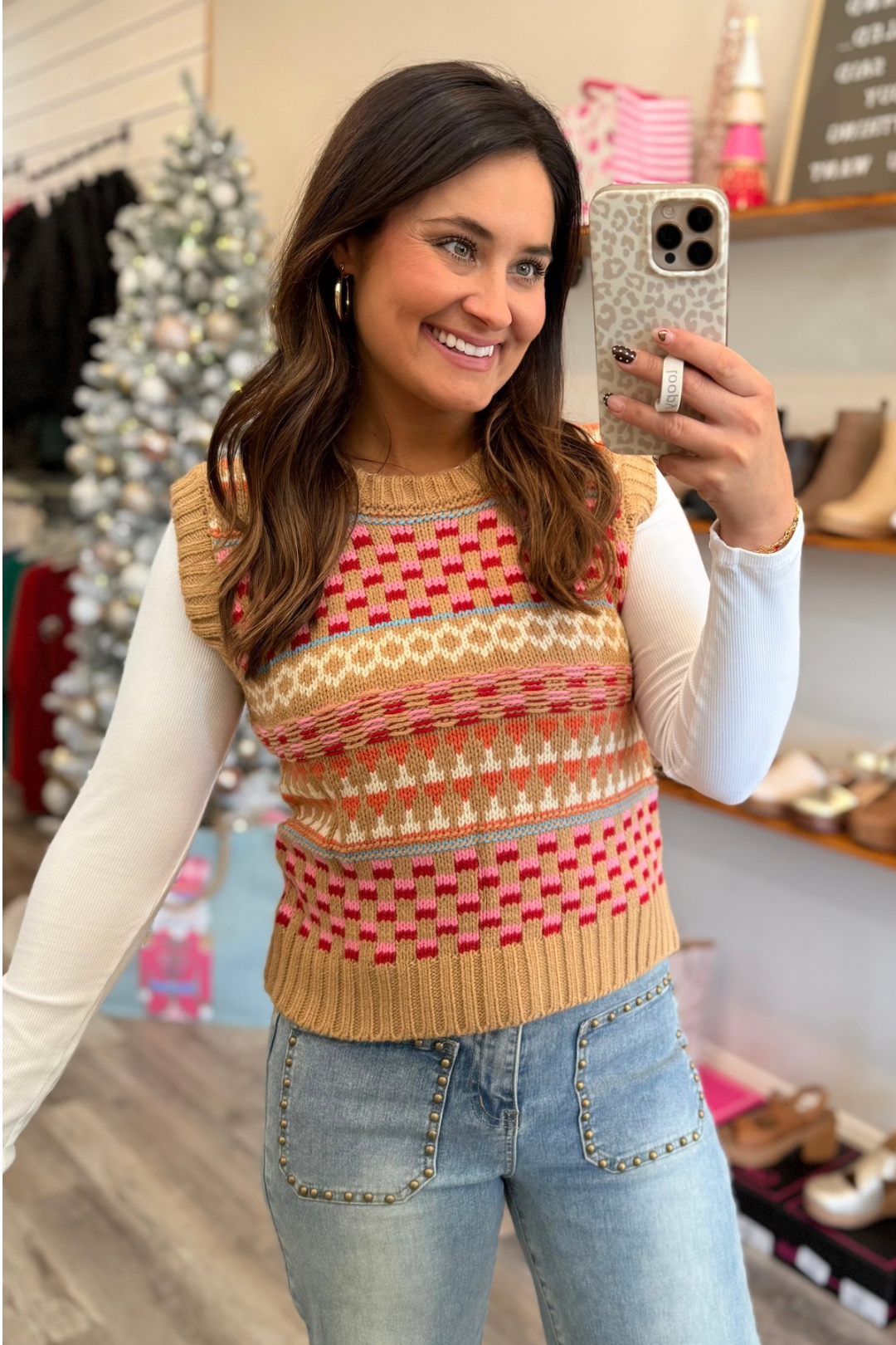 Thankful Threads Pattern Vest