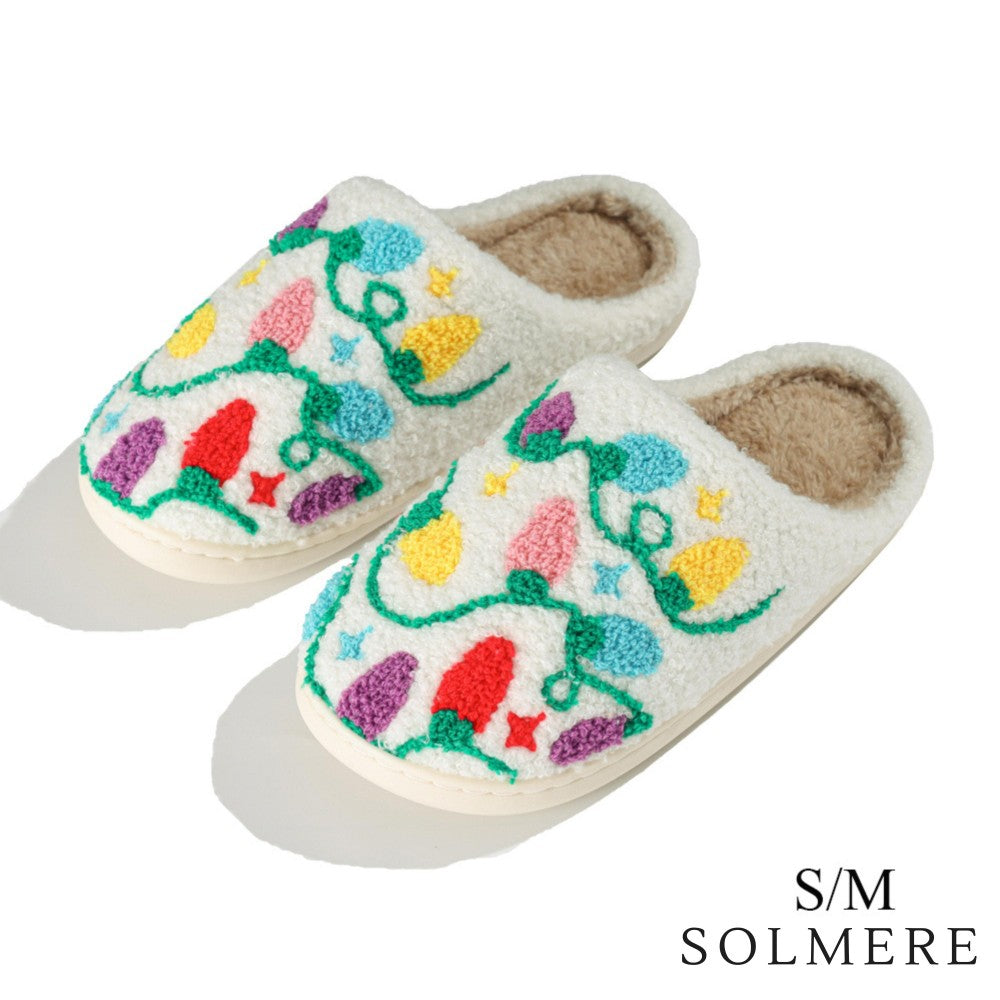 Christmas Lights Slippers