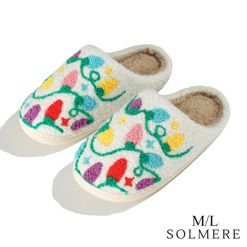 Christmas Lights Slippers