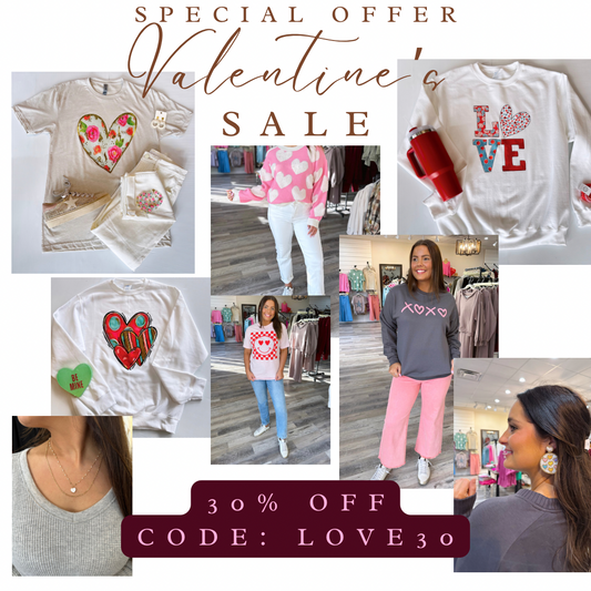 30% VDAY SALE