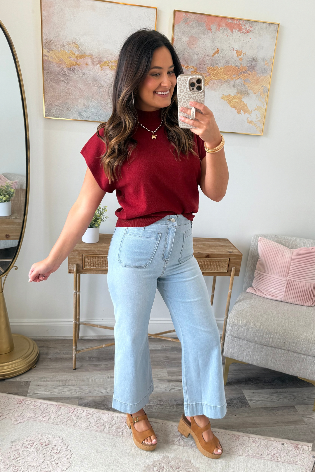 Blue Haze Denim Pants